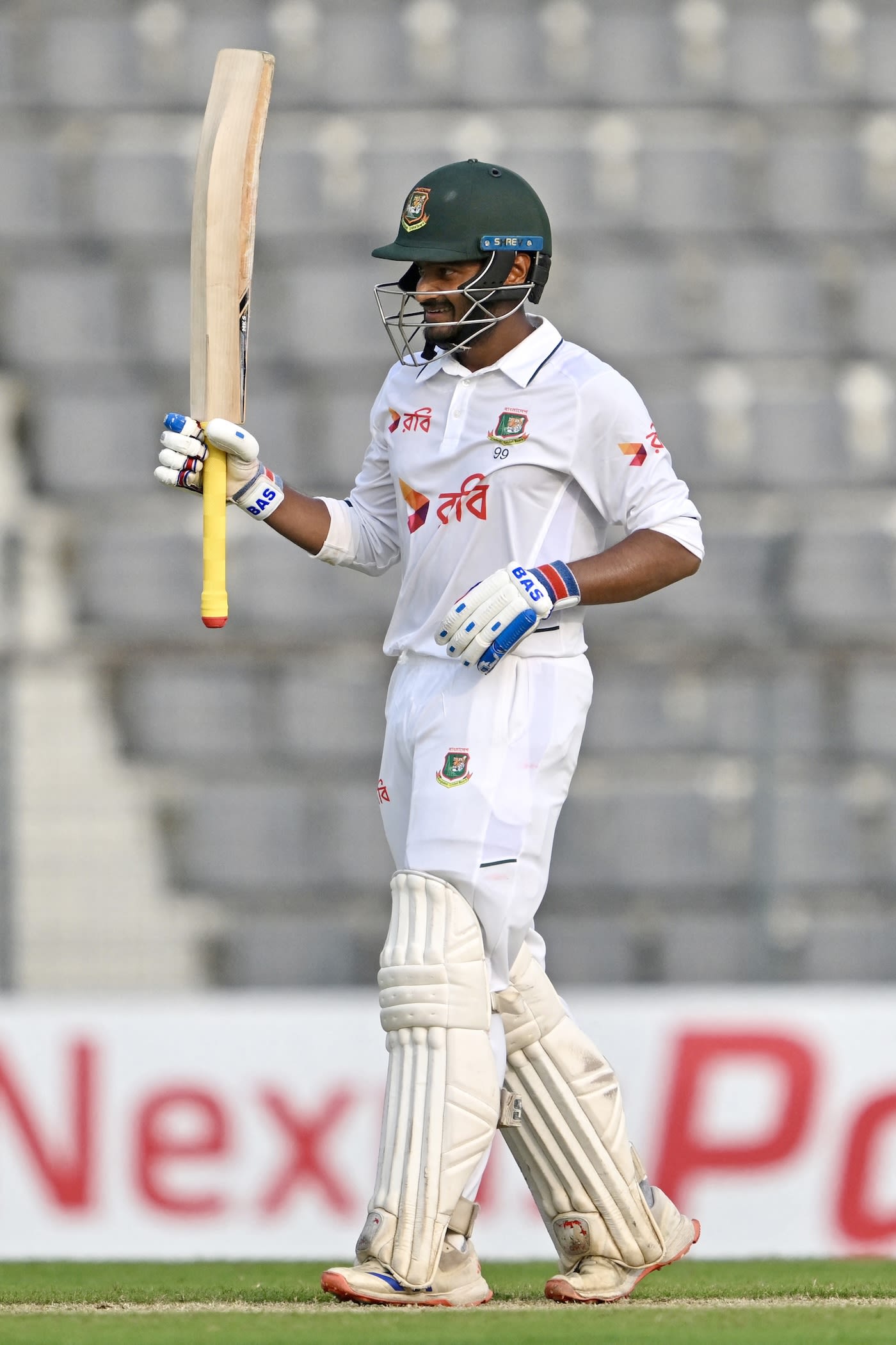 Mahmudul Hasan Joy played a steady hand on the second evening