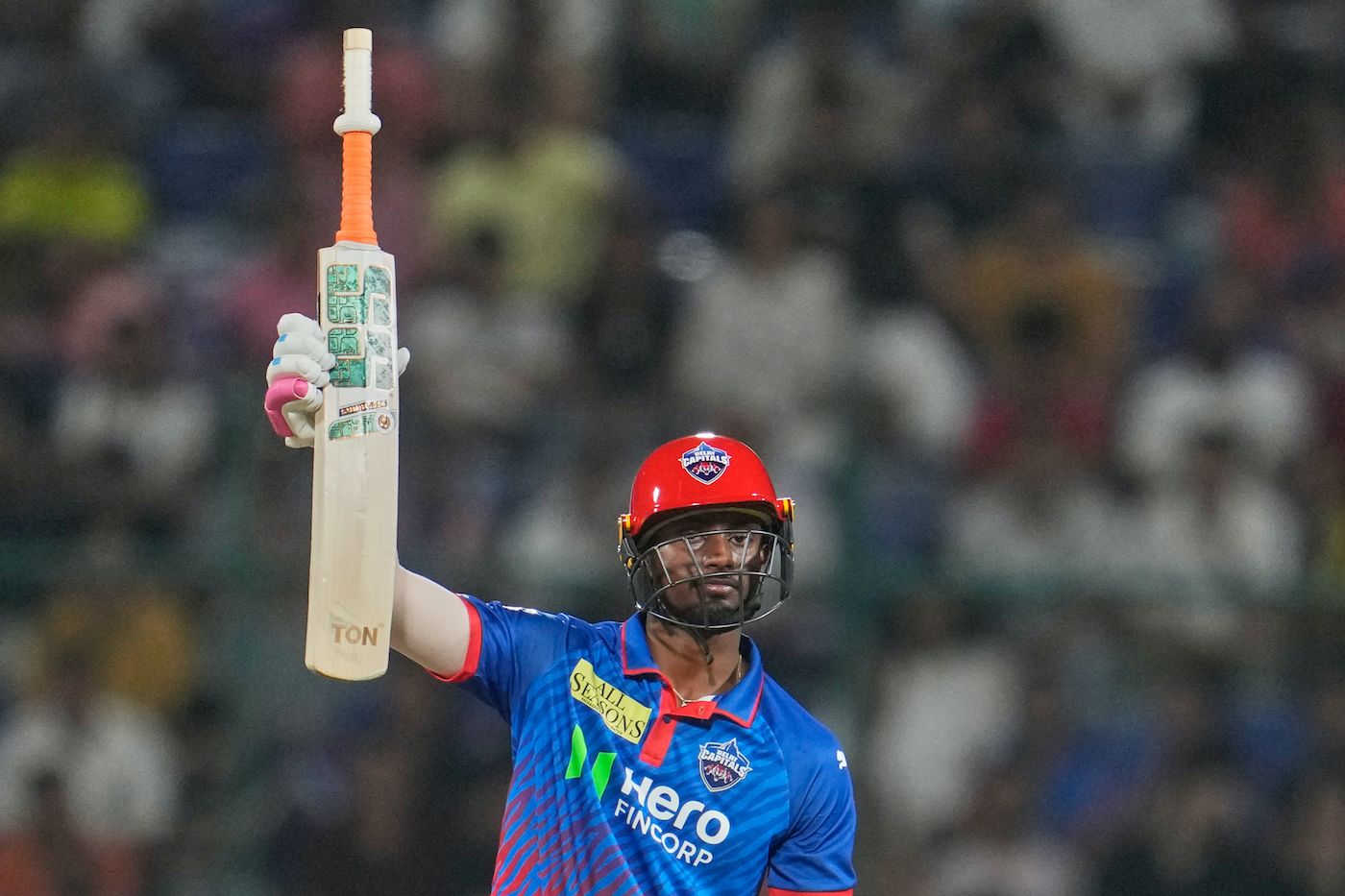 Abishek Porel fell right after reaching fifty