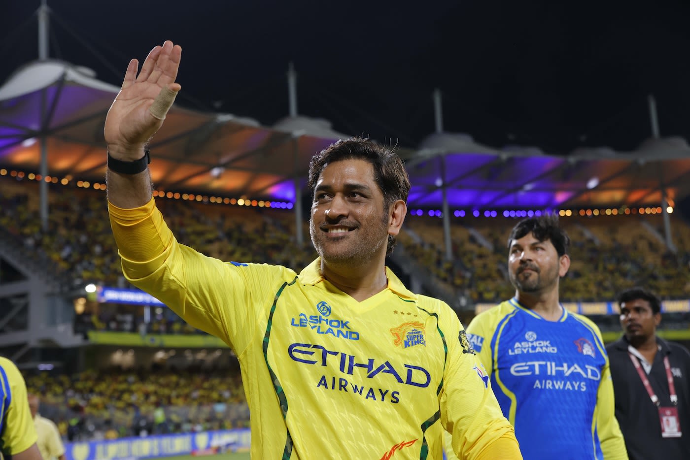 The Chepauk fans had a rare glimpse of MS Dhoni this season
