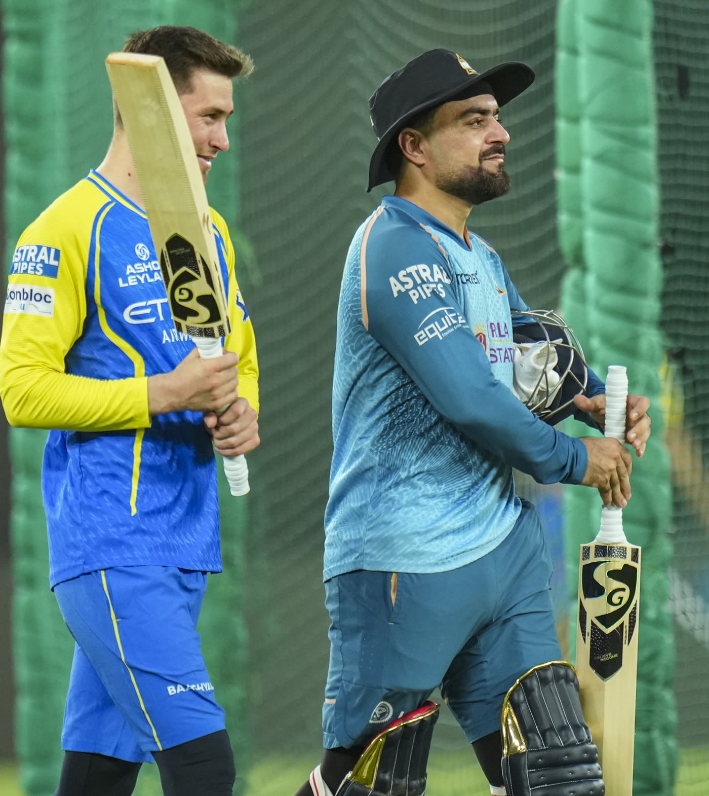 Noor Ahmad catches up with his Afghanistan compatriot Rashid Khan