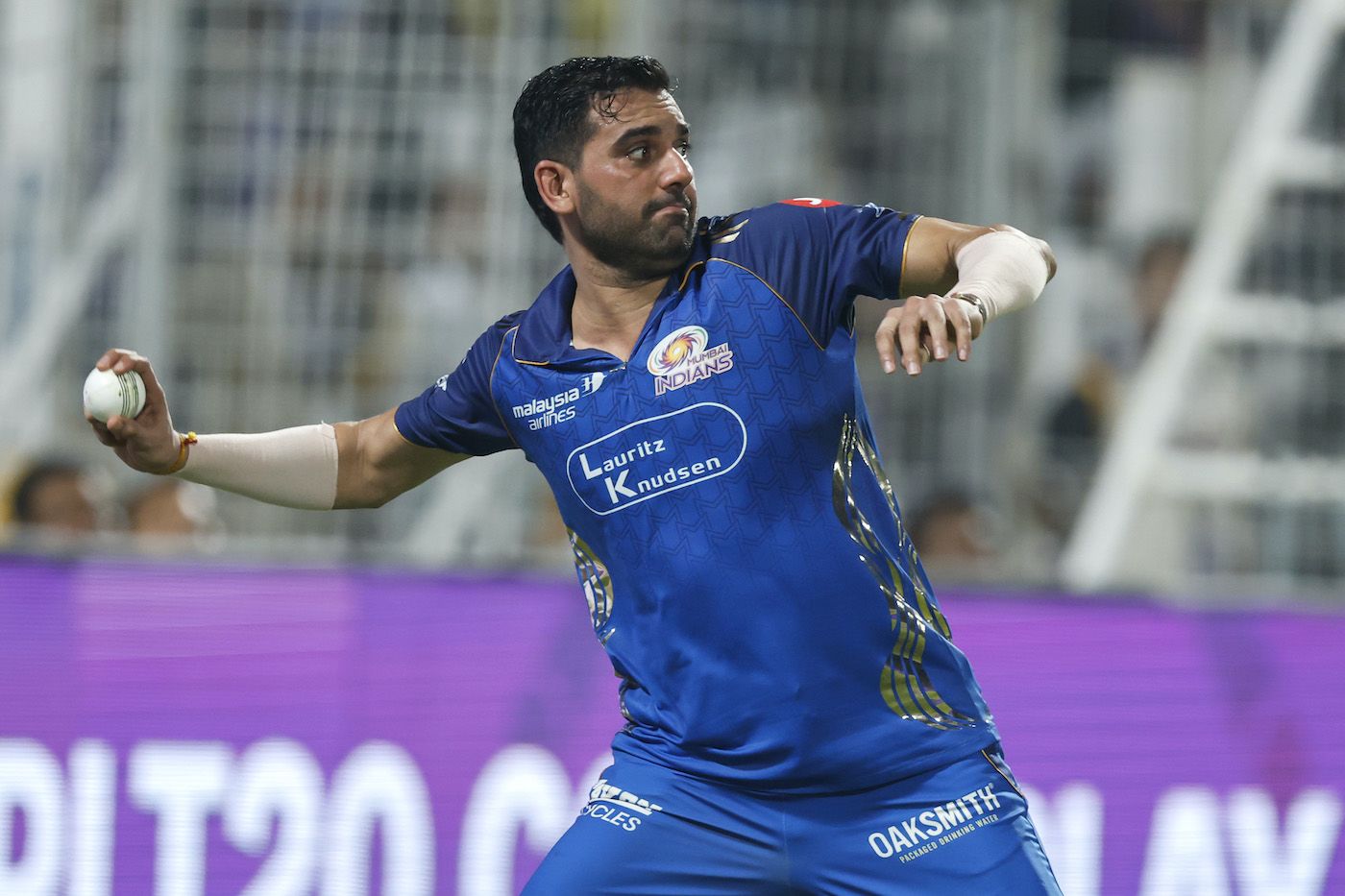 Deepak Chahar was part of a fielding mix-up that gave Rovman Powell a life