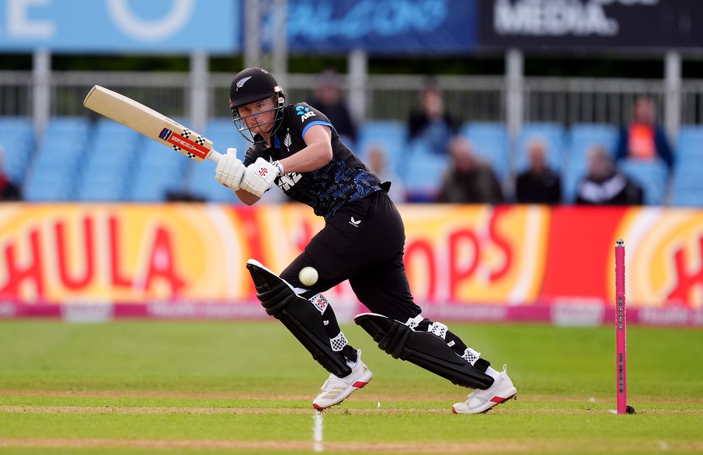 Izzy Sharp flicks into the leg side