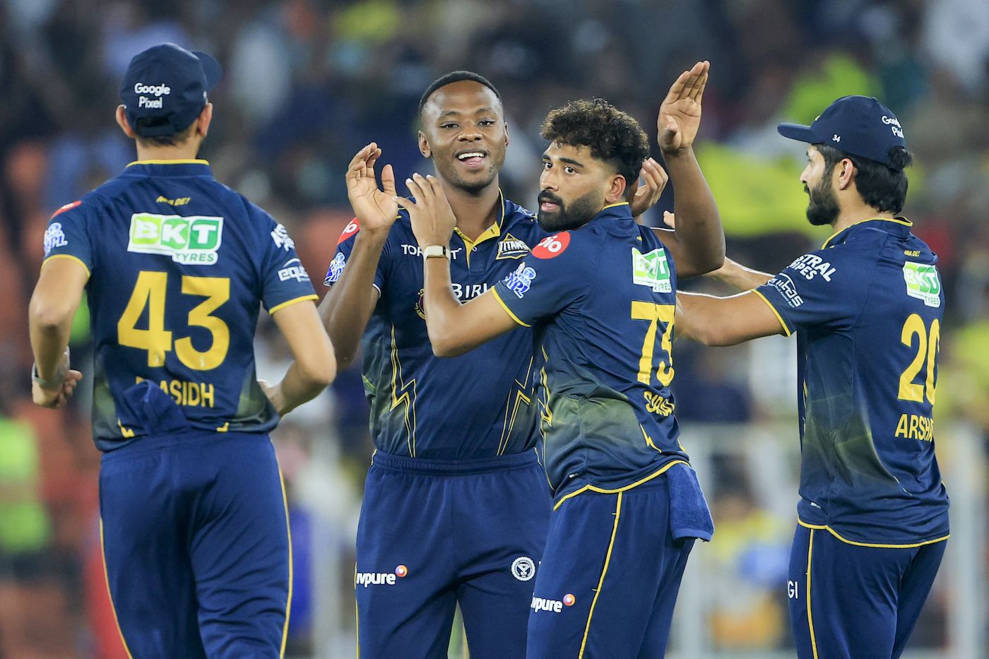 Mohammed Siraj opened the innings with a wicket