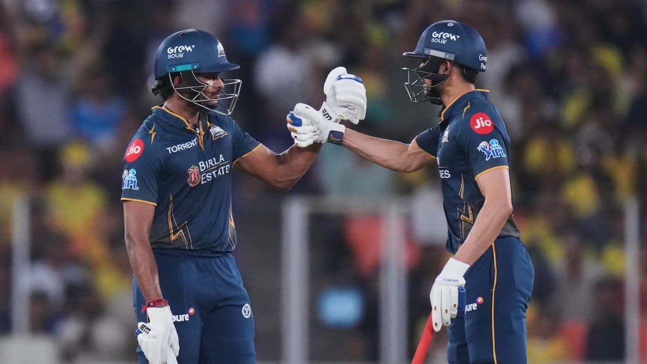 Gill and Sai Sudharsan put their best foot forward, and back, to rake in the runs