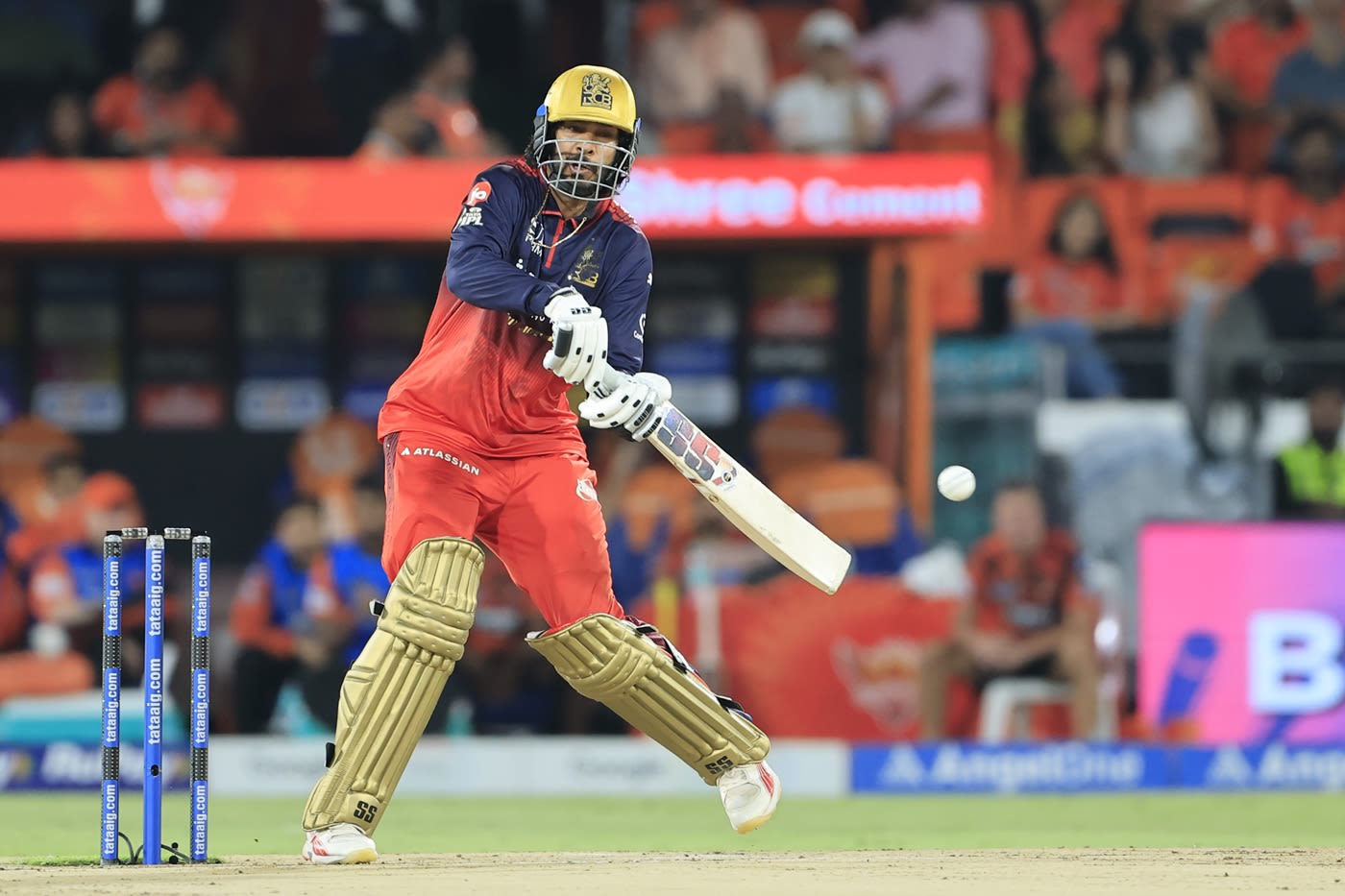 Venkatesh Iyer, opening the batting, got off to a quick start