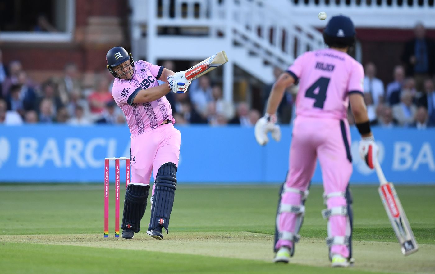 Adam Rossington made the running in a stiff chase for Middlesex