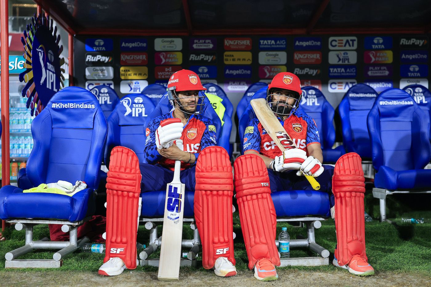 Prabhsimran Singh and Priyansh Arya's stand lasted a ball