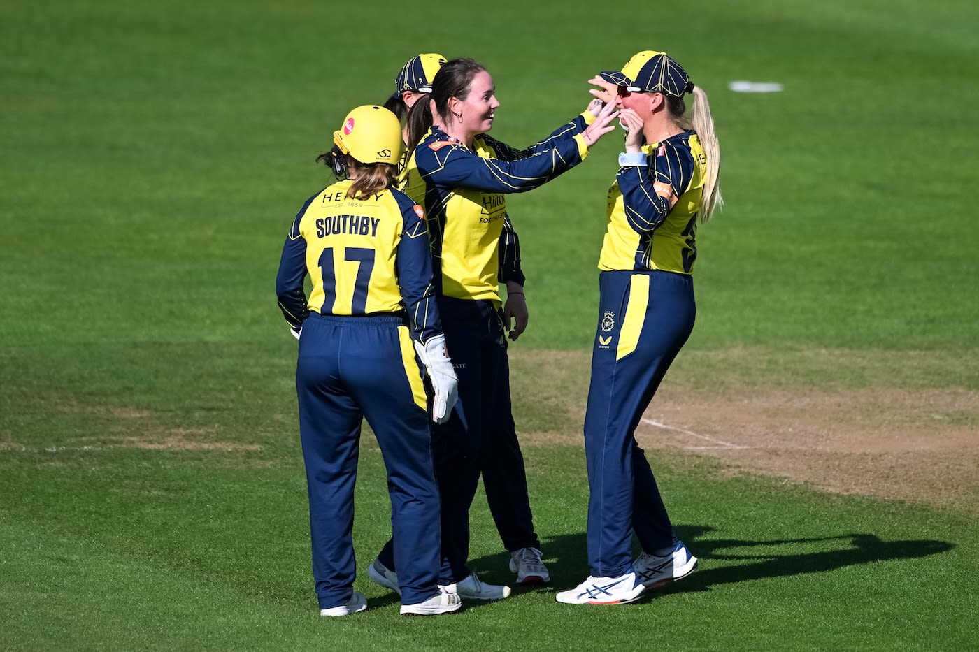 Amanda-Jade Wellington and Bex Tyson celebrate