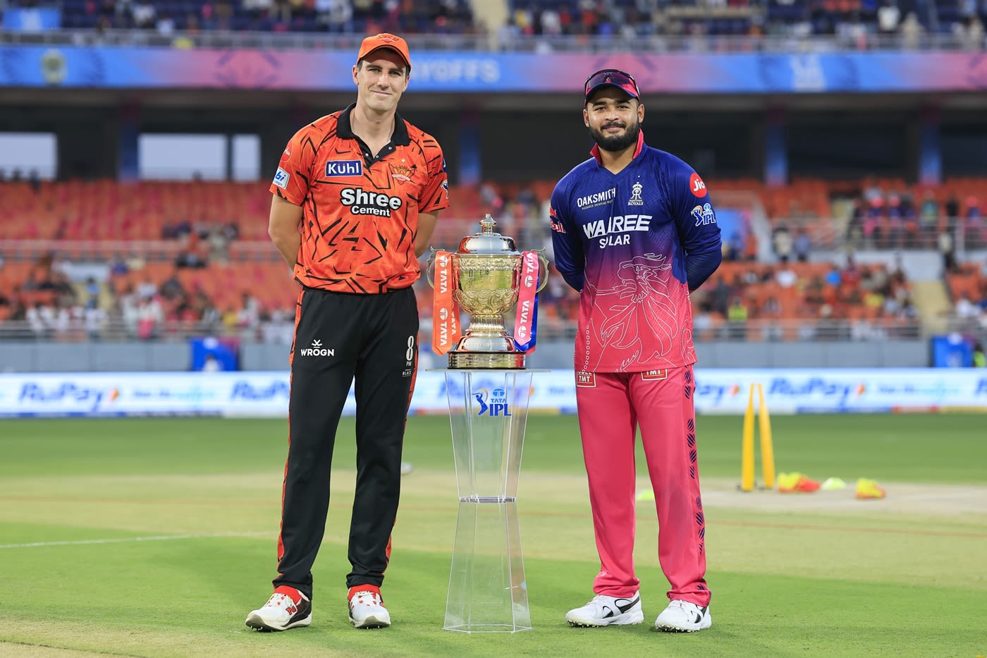 SRH captain Pat Cummins won the toss and elected to field