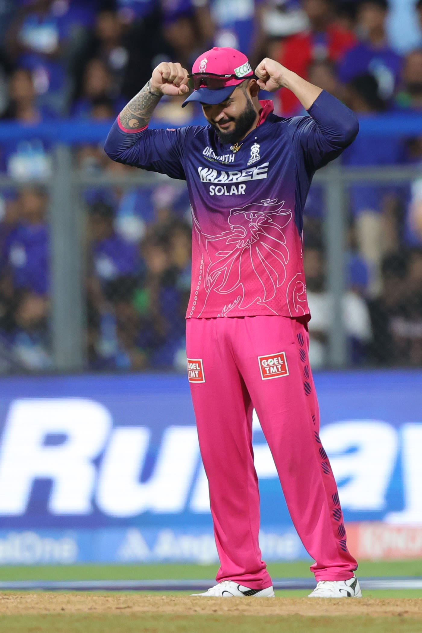 Riyan Parag is pleased with how things are going