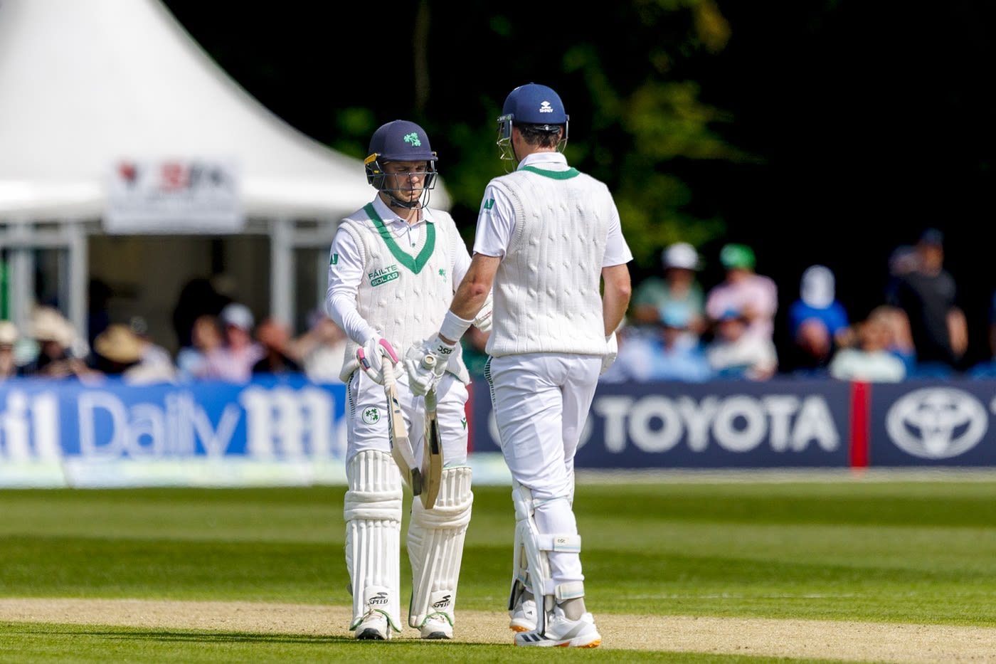 Andy McBrine and Mark Adair shared a 116-run stand for the seventh wicket