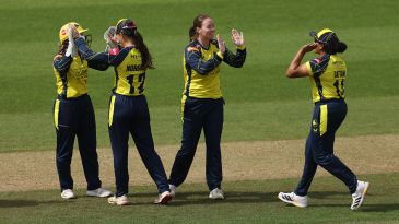 Harman helps Hampshire rescue tie after Wellington ties down Surrey