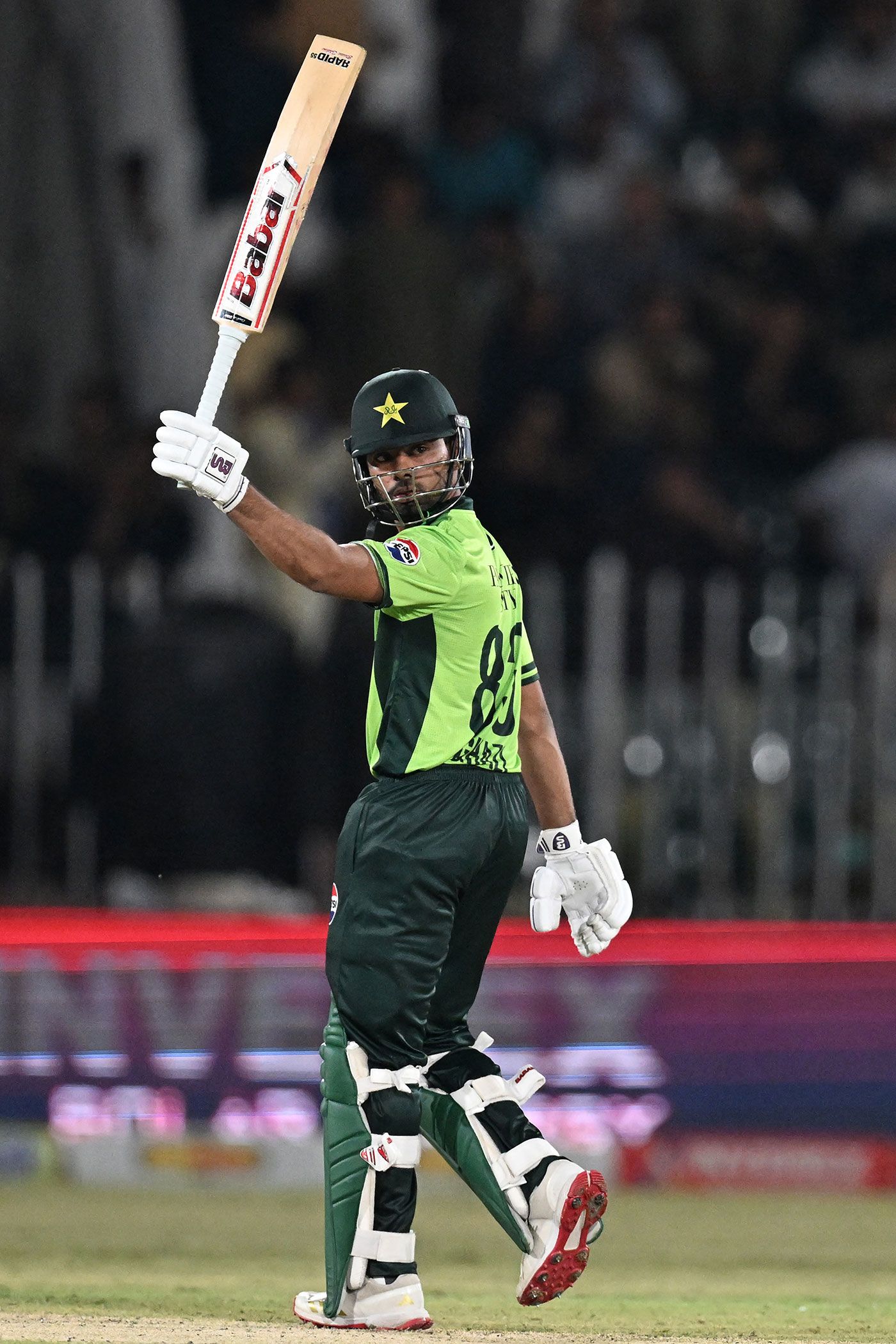 Ghazi Ghori brought up his maiden international fifty