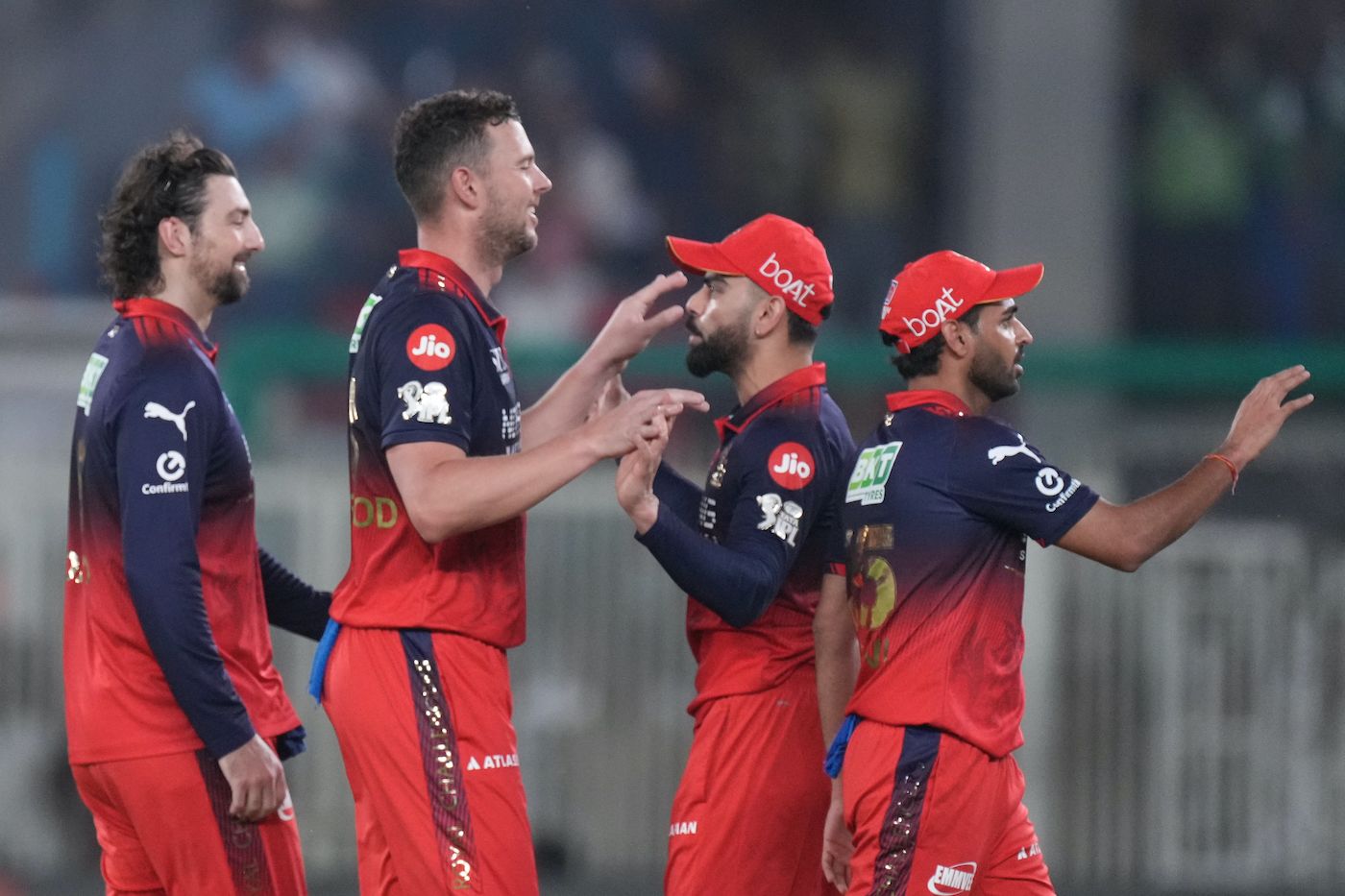 Josh Hazlewood got the key wicket of the opposition captain