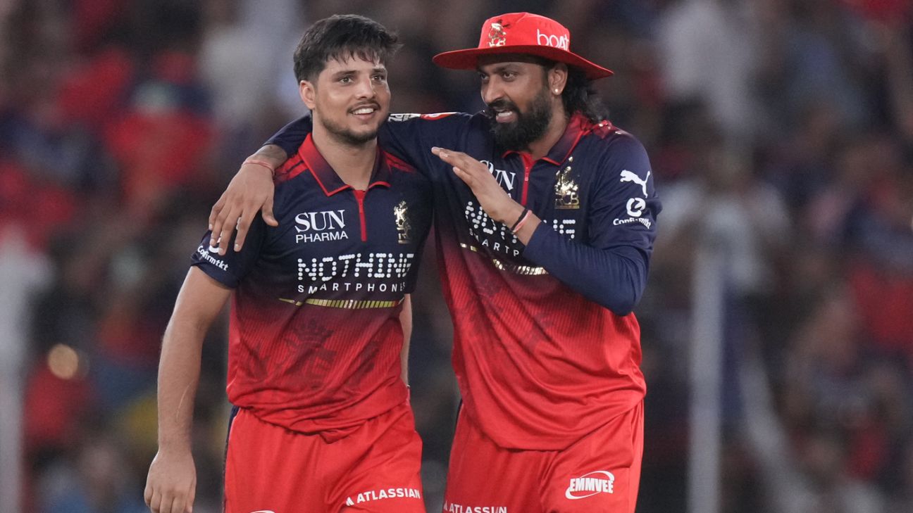 'Exceptional' Rasikh and 'unbelievable package' Krunal - RCB's champion support acts