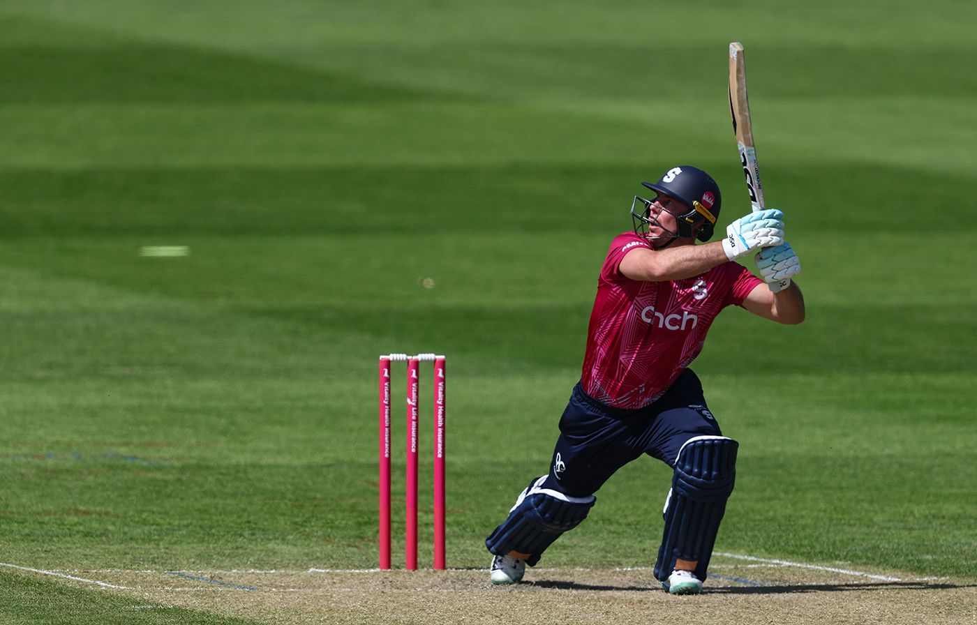 Chris Lynn launches into the off side