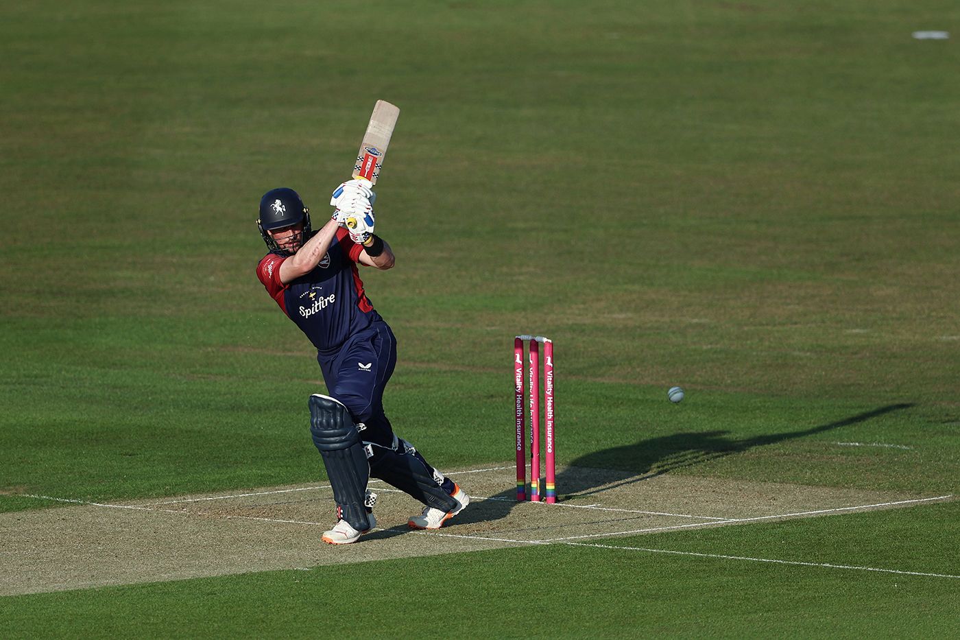 Harry Finch whips into the leg side