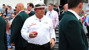 The umpire who had to toast Stuart Broad's hat-trick