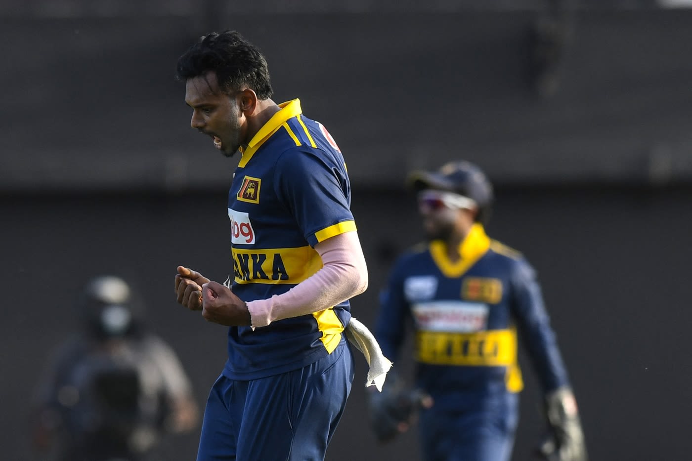 Dushmantha Chameera was too hot to handle with his reverse swing