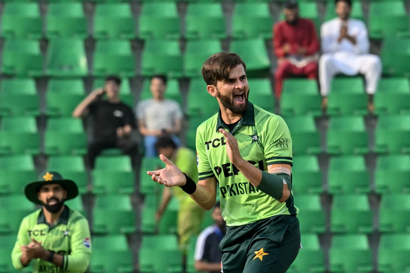 Shaheen Shah Afridi struck with his second ball