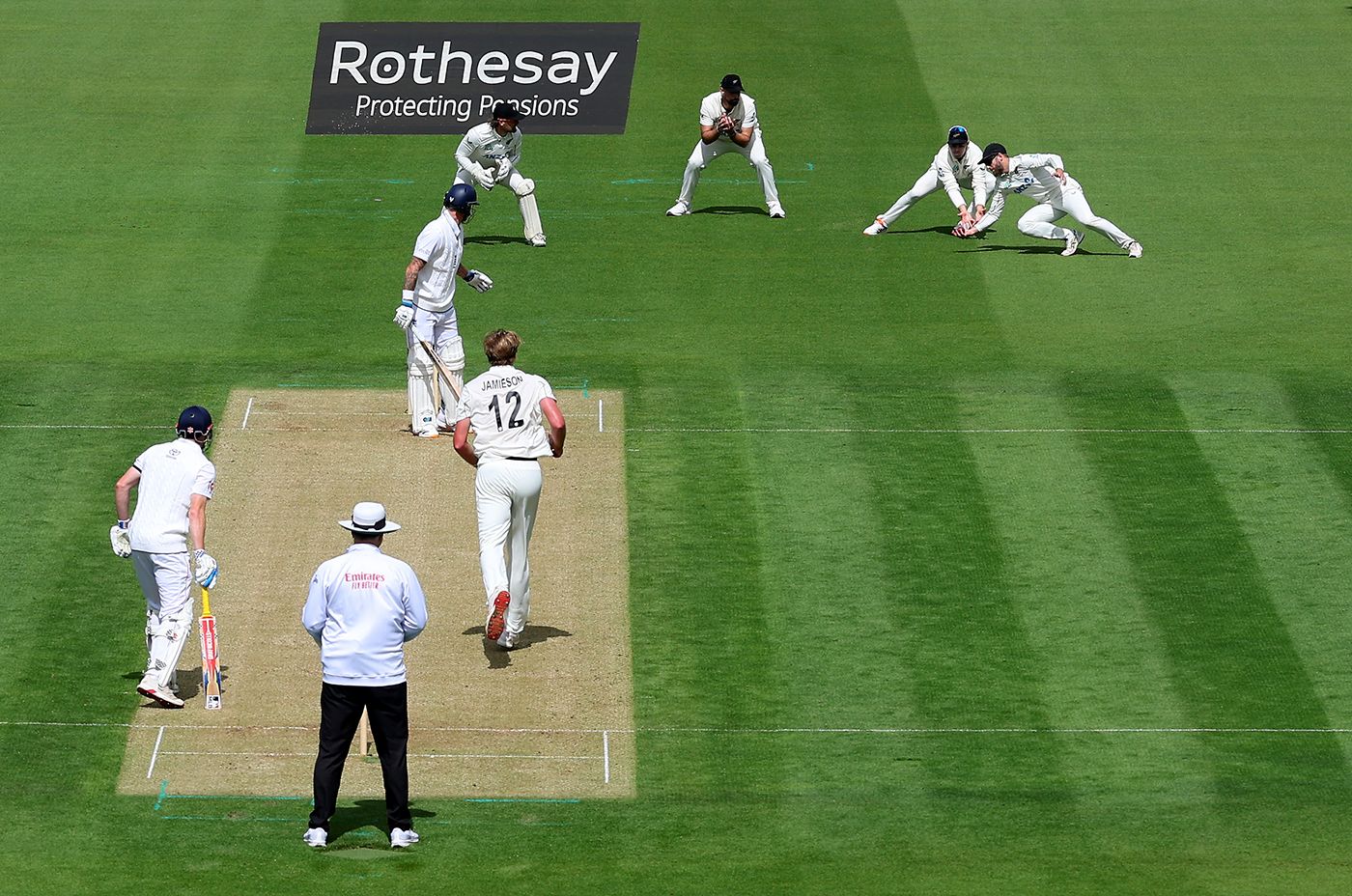 Kane Williamson's one-handed grab removed Ben Stokes