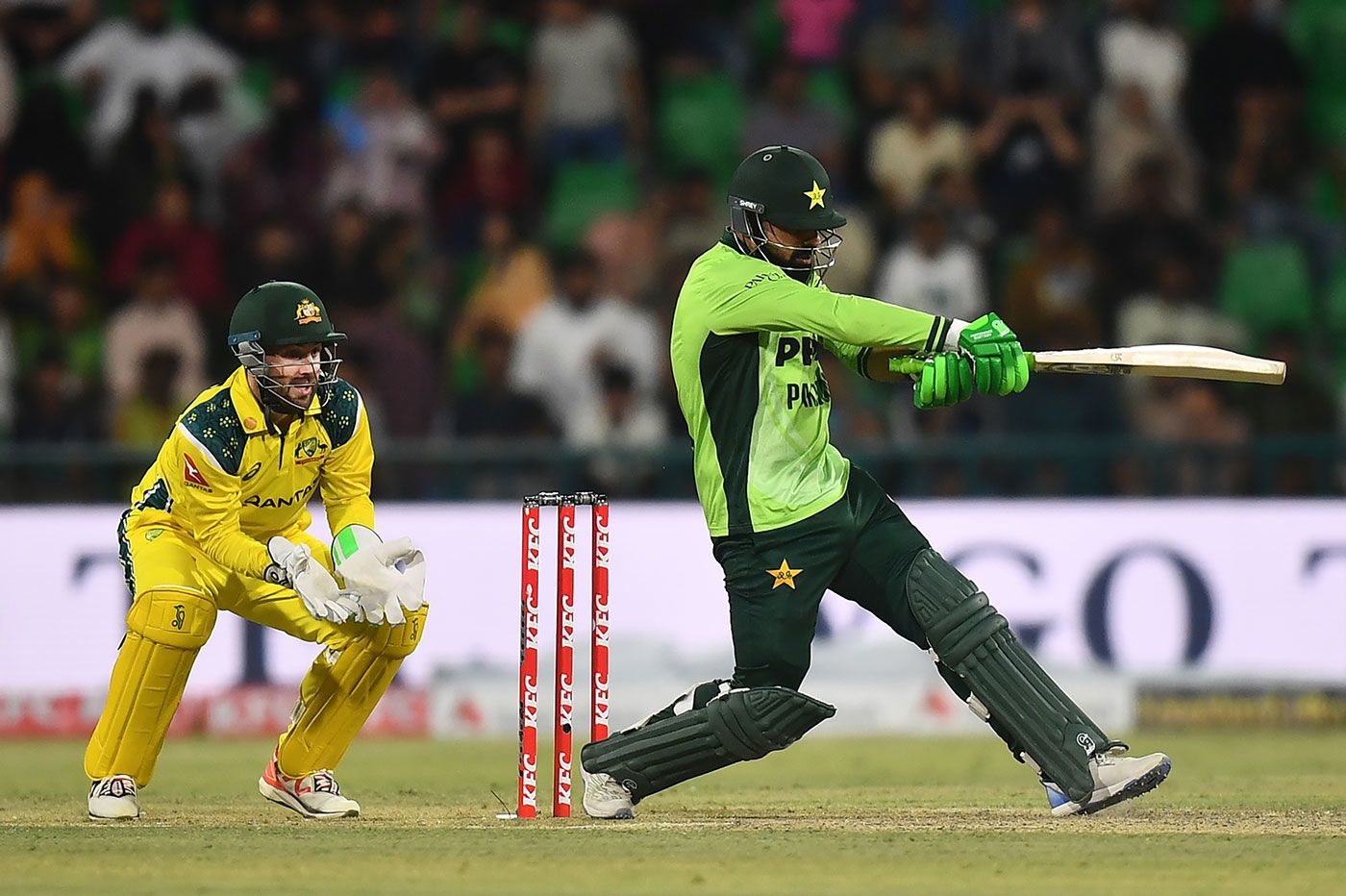 Shadab Khan made another impact with the bat