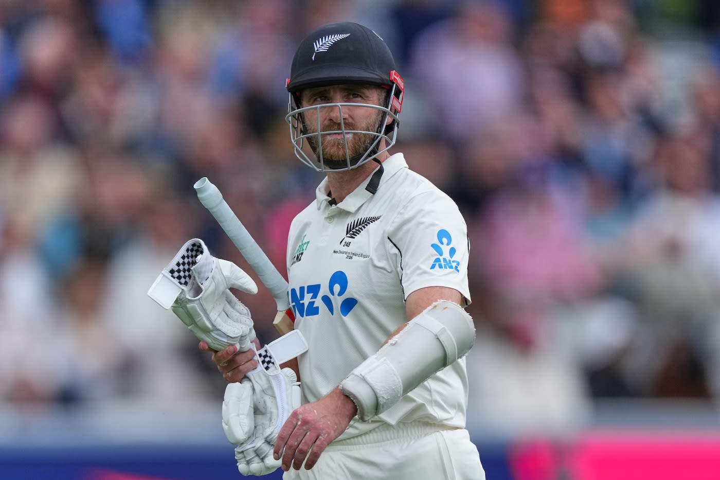 Kane Williamson's stay lasted just two balls