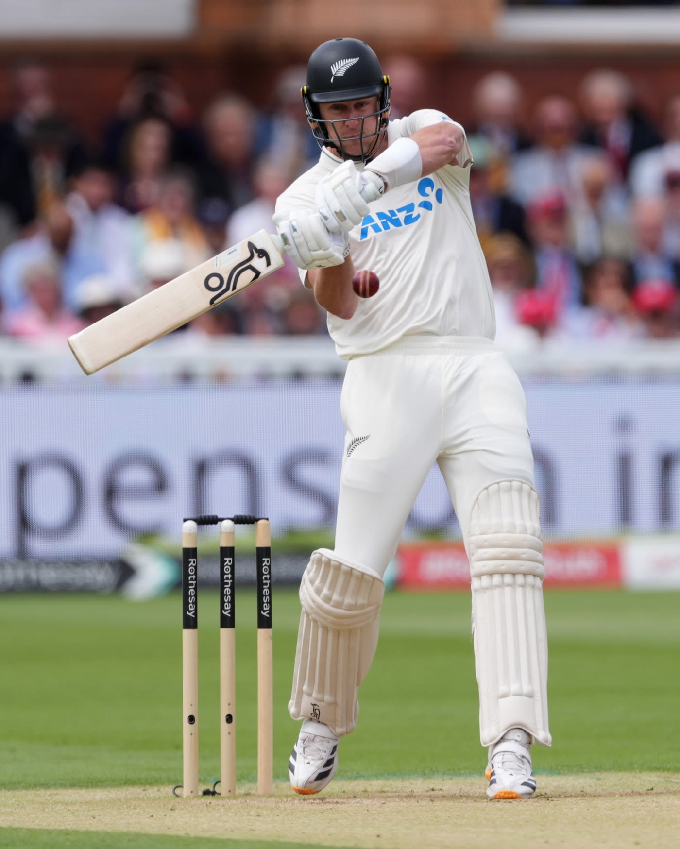 Kyle Jamieson shapes to hit out