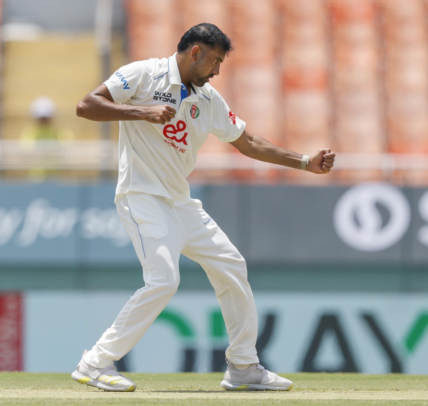 Mohammad Saleem ended Mohammed Siraj's cameo for his sixth wicket
