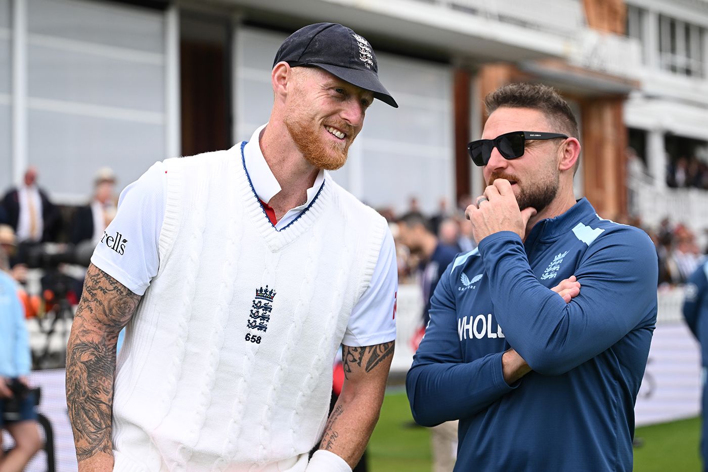 Ben Stokes and Brendon McCullum contemplate a victorious start to the summer
