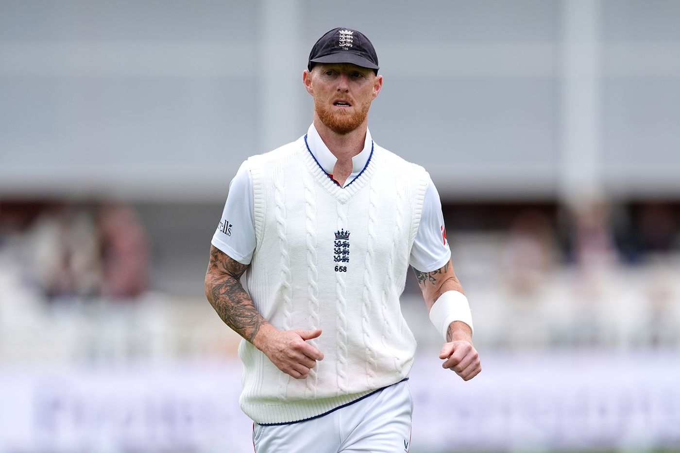 Ben Stokes oversees proceedings during the brief window of play