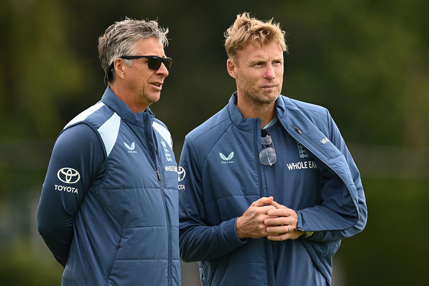 Troy Cooley and Andrew Flintoff oversee preparations