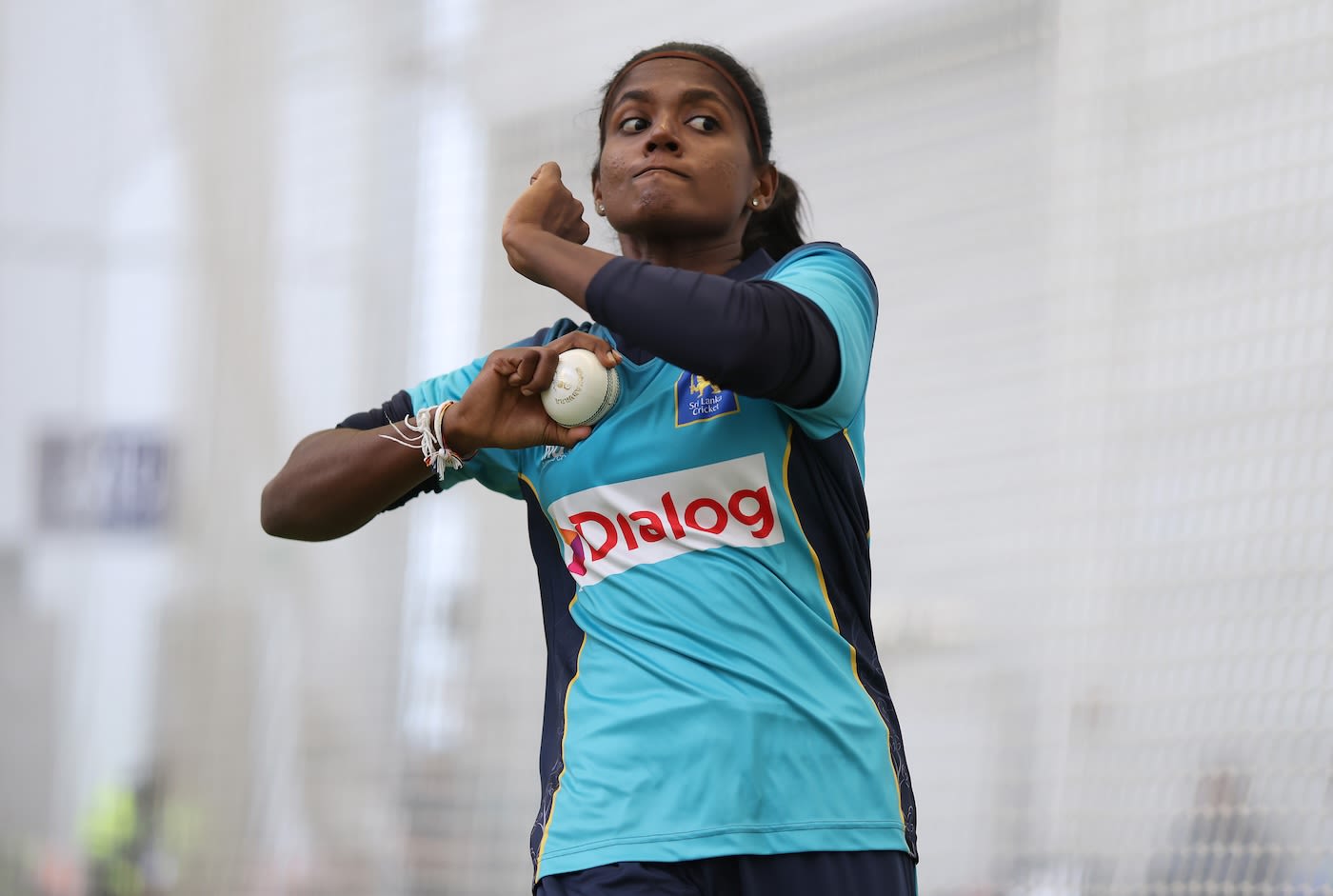 Chethana Vimukthi gets ready to send one down