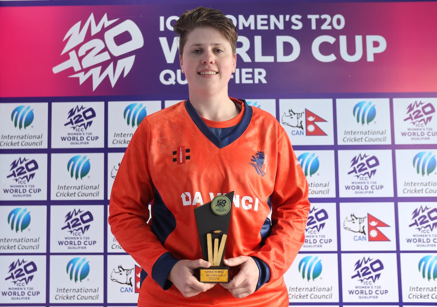 Heather Siegers was the player of the match