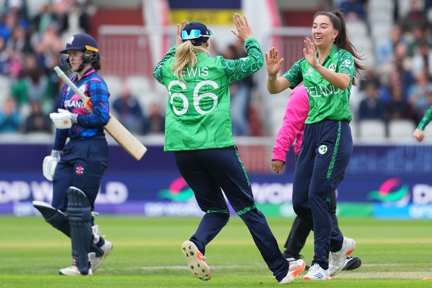 Ava Canning finished with a three-for