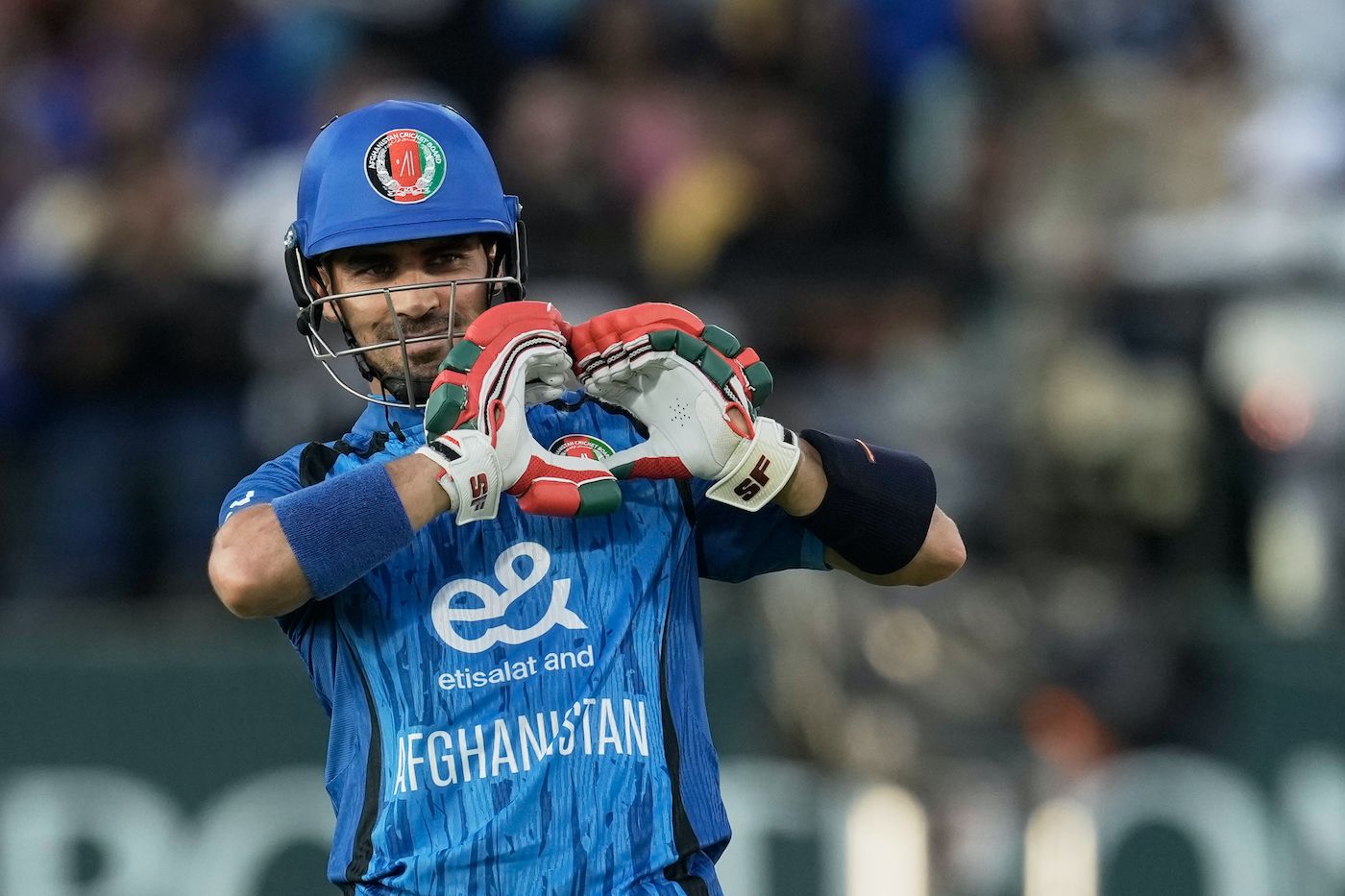 Rahmanullah Gurbaz made a 25-ball fifty, the second-fastest for Afghanistan in men's ODIs