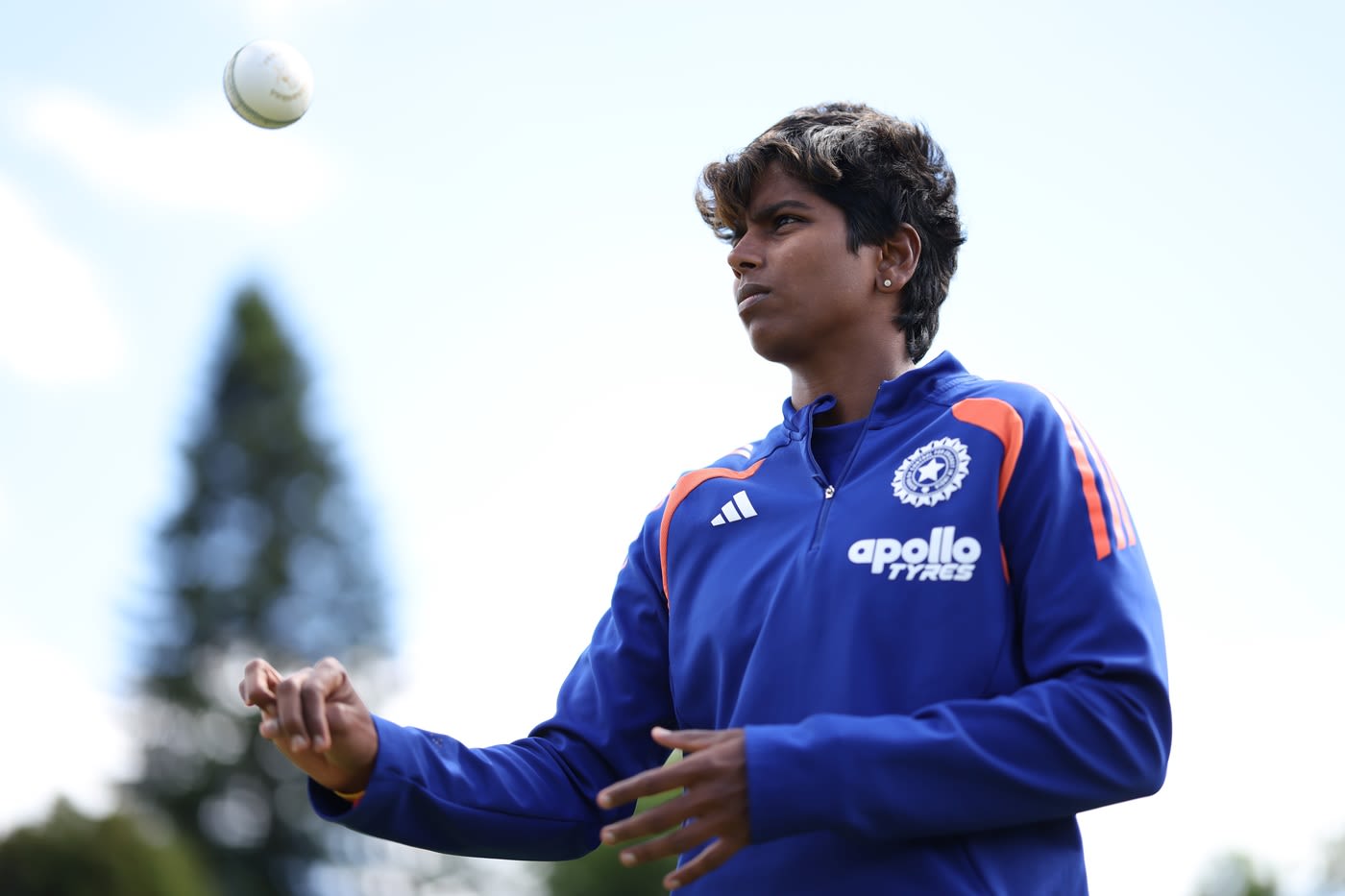 Arundhati Reddy prepares to bowl