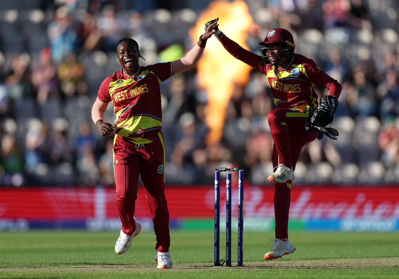 Aaliyah Alleyne claimed two wickets in three balls to derail New Zealand