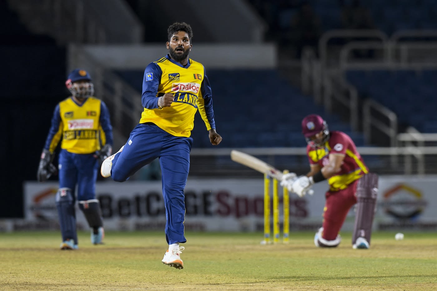 Wanindu Hasaranga delivered figures of 2 for 17