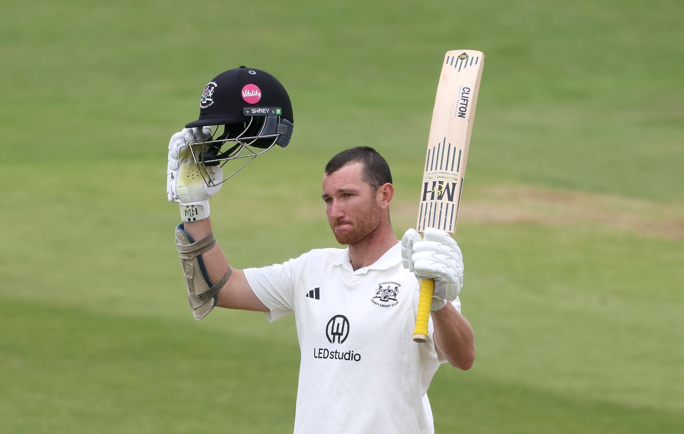 James Bracey made a century in Gloucestershire's rearguard