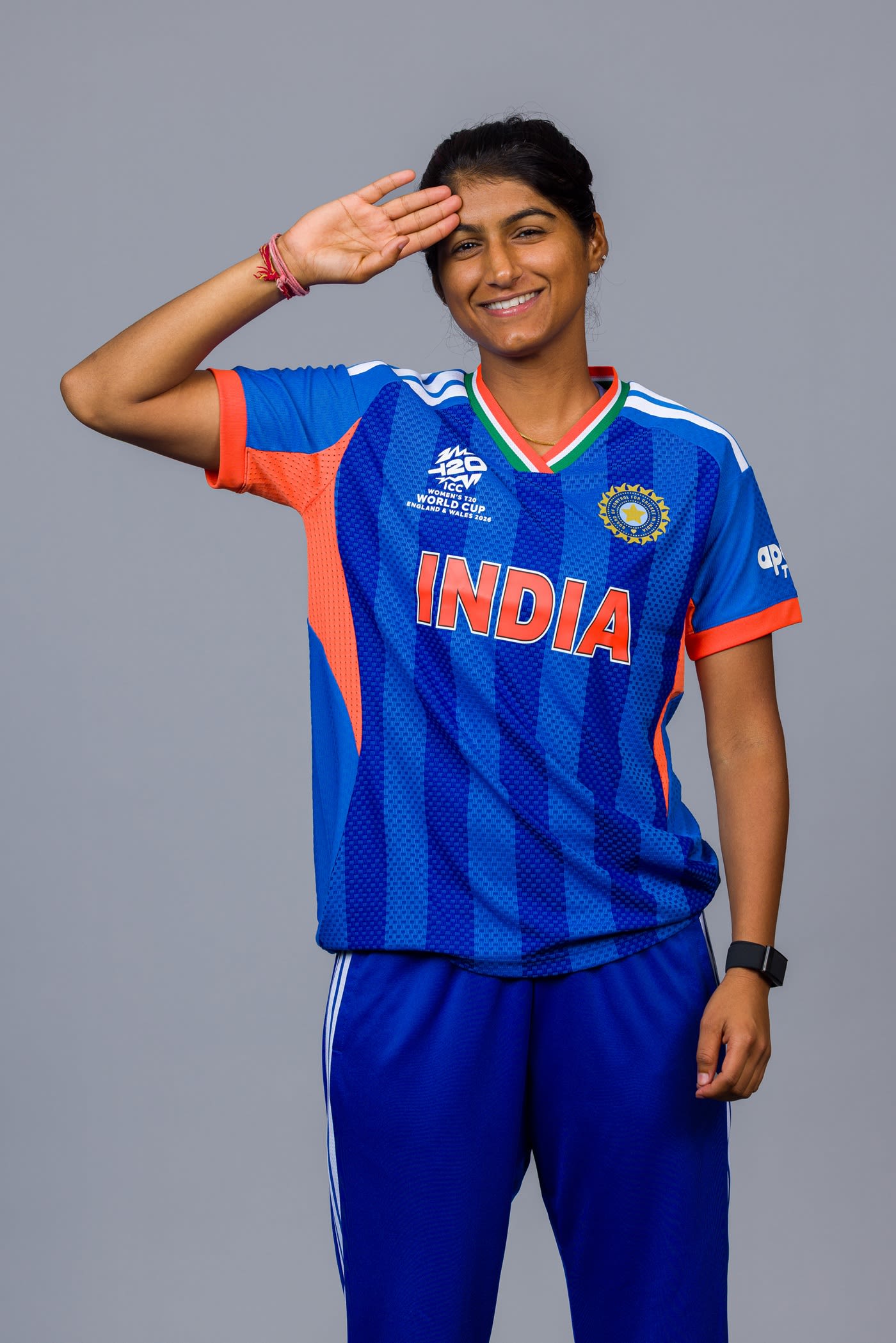 Nandani Sharma brings out her signature celebration during a photoshoot
