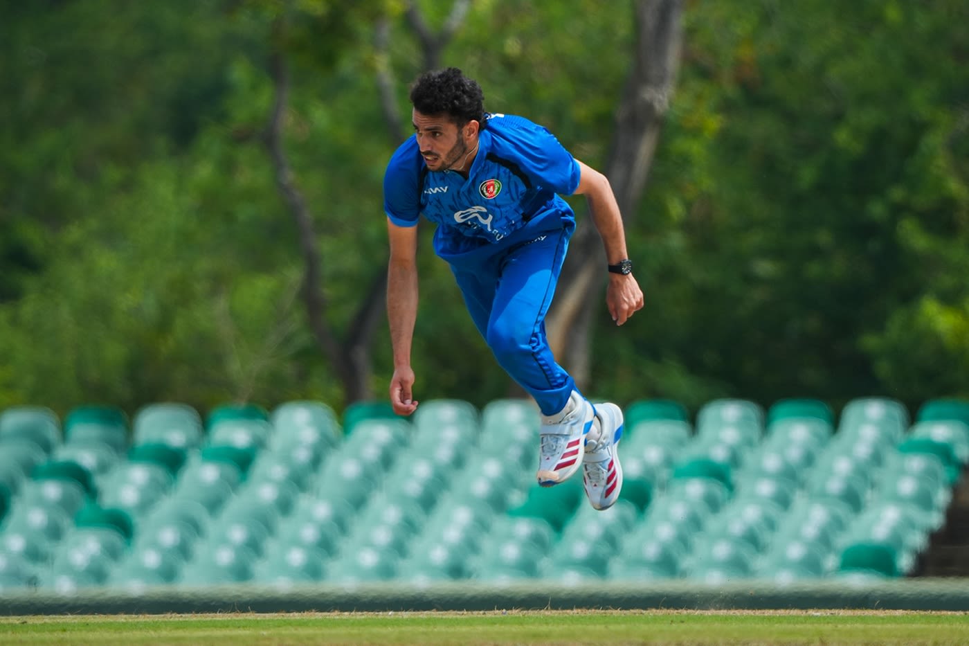 Abdollah Ahmadzai in action for Afghanistan A