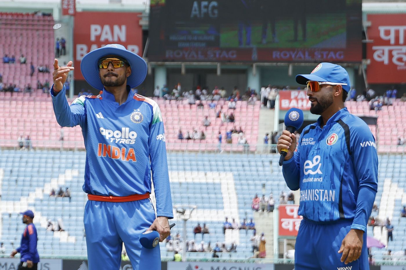 Shubman Gill lost the toss and Hashmatullah Shahidi chose to bowl