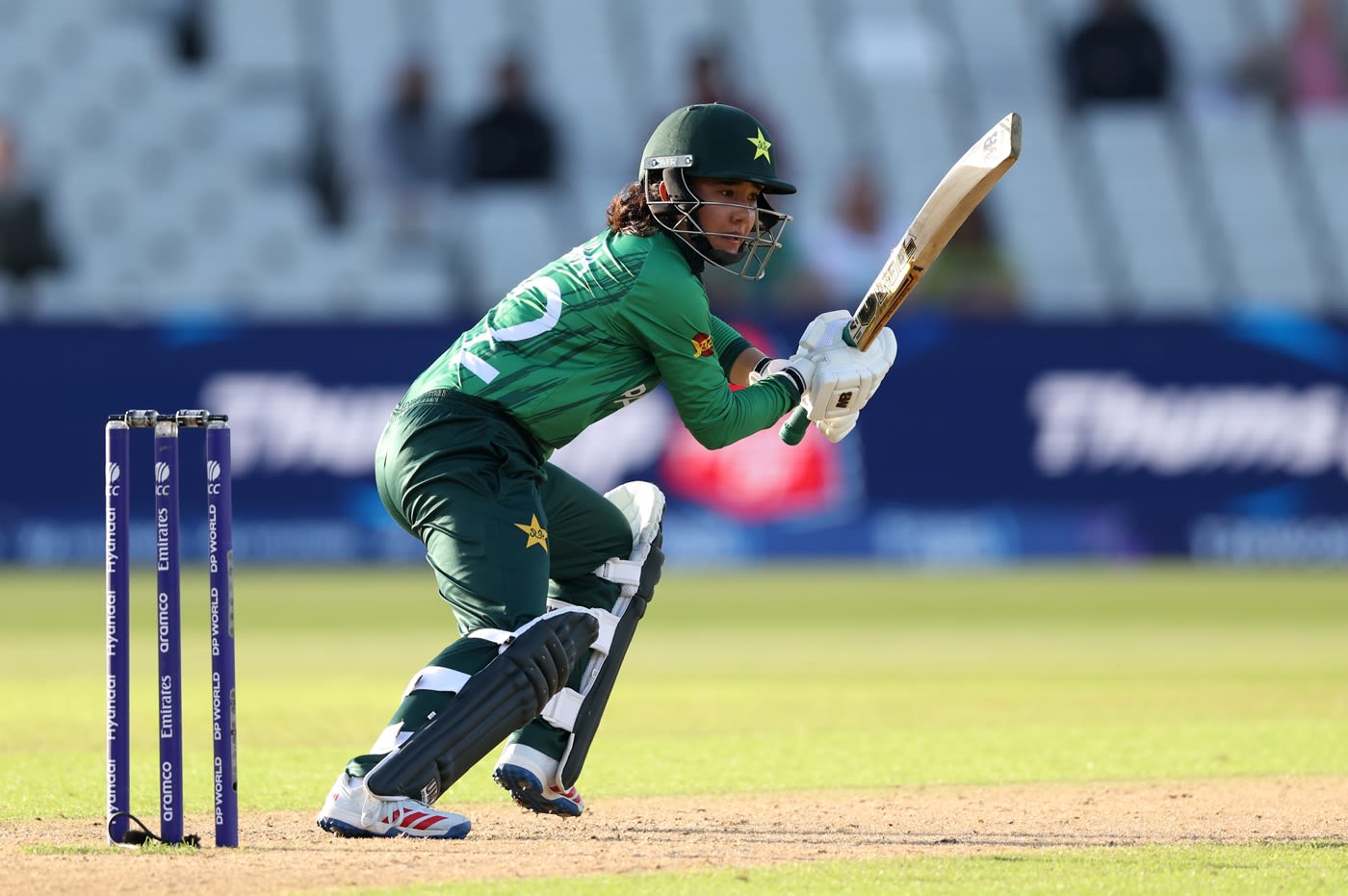 Tuba Hassan played a supporting role from No. 10