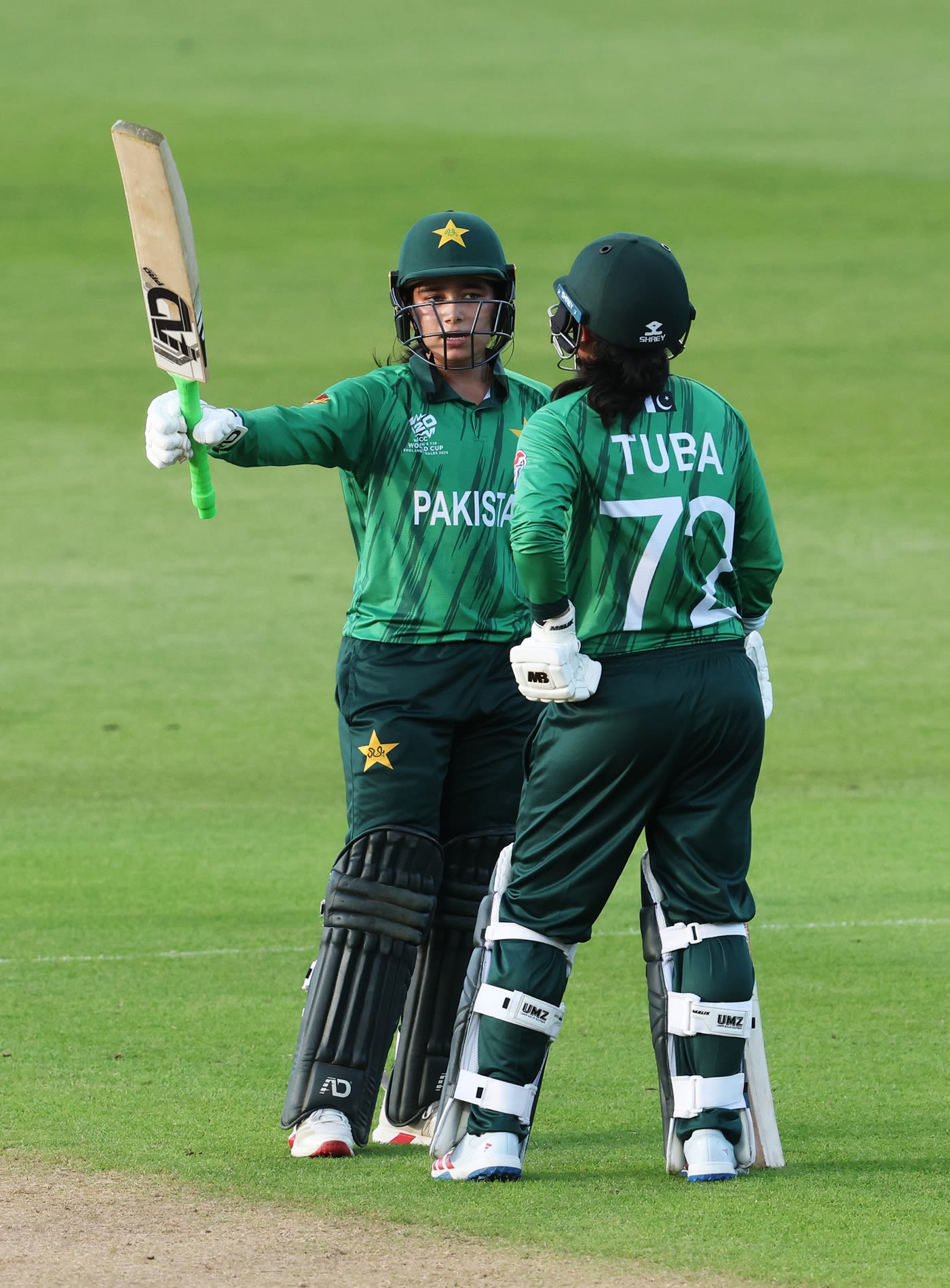 Fatima Sana and Tuba Hassan added 71 for the ninth wicket