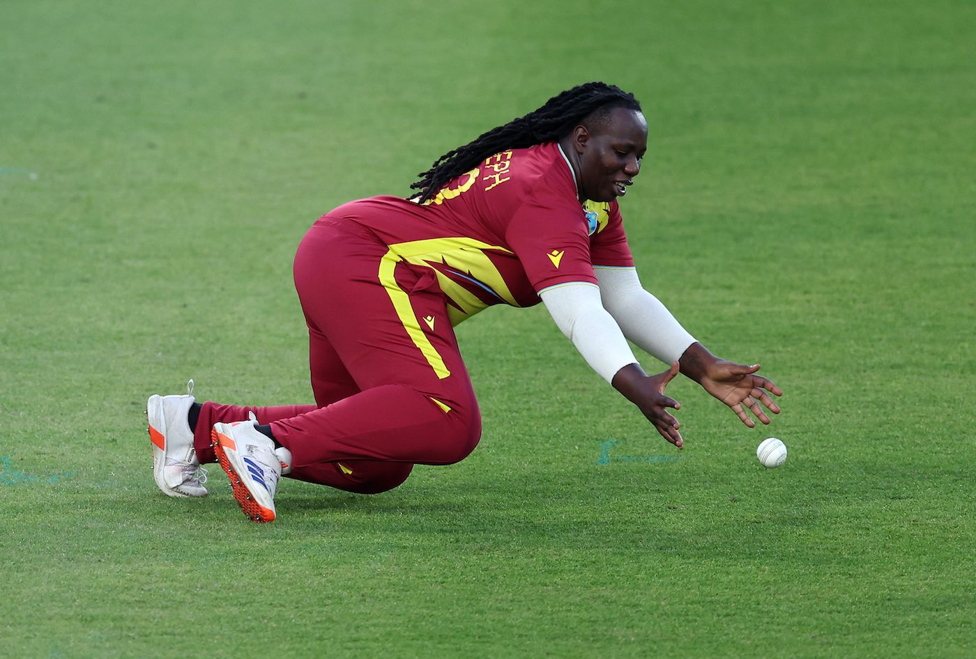 Qiana Joseph dropped Darcey Carter in the fourth over