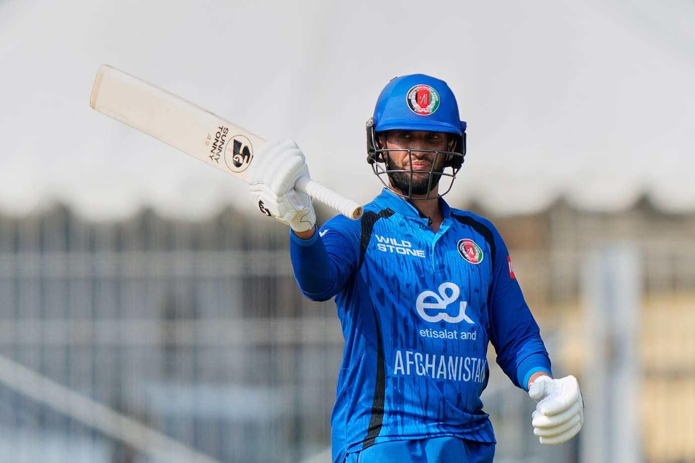 Azmatullah Omarzai reached his half-century off 55 balls