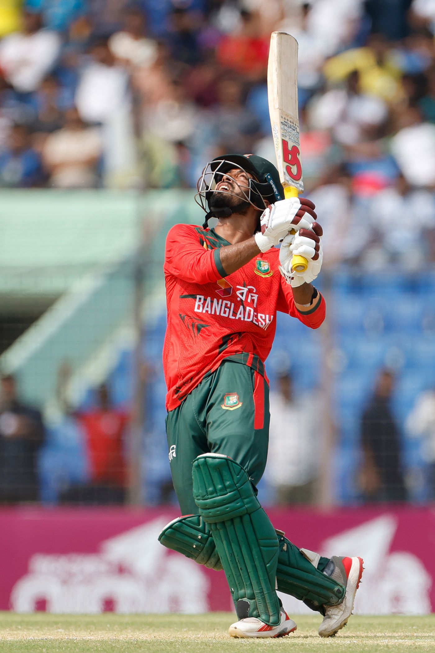 Towhid Hridoy played a lone hand for Bangladesh