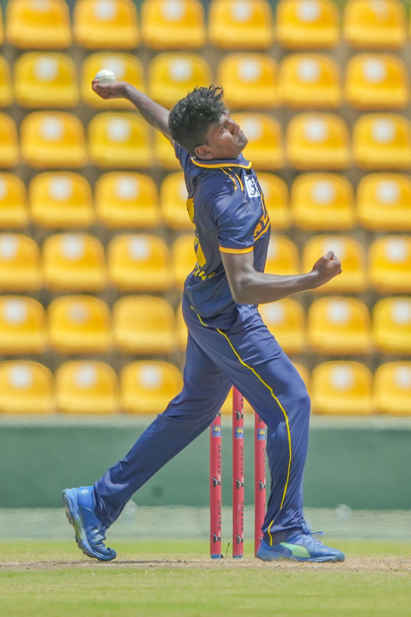Wanuja Sahan's 2 for 39 were easily the best figures of the innings
