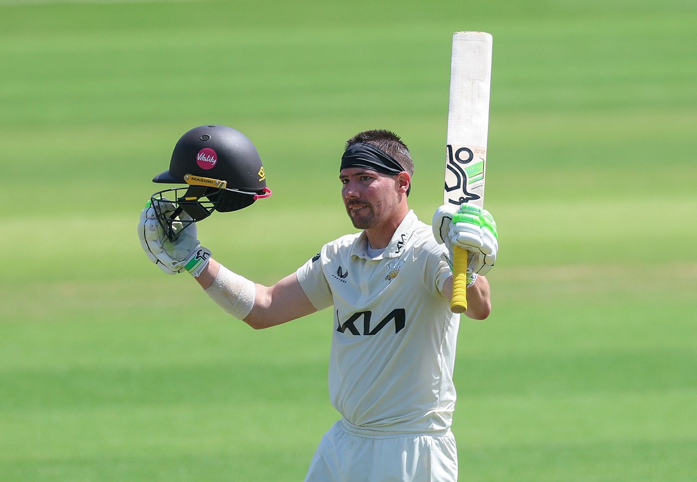 Rory Burns made his first century of the summer